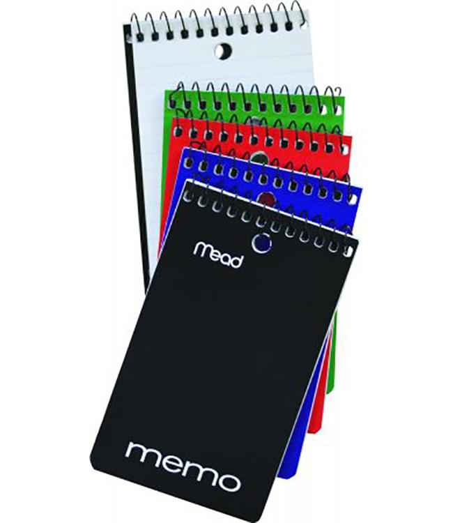 MEMO BOOK TOP COIL 3X5