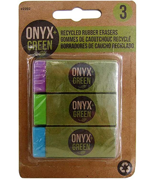 ERASERS RECYCLED 3PK