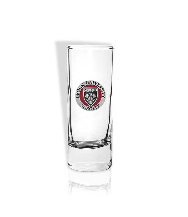 2OZ SHOT GLASS PWTR CRST