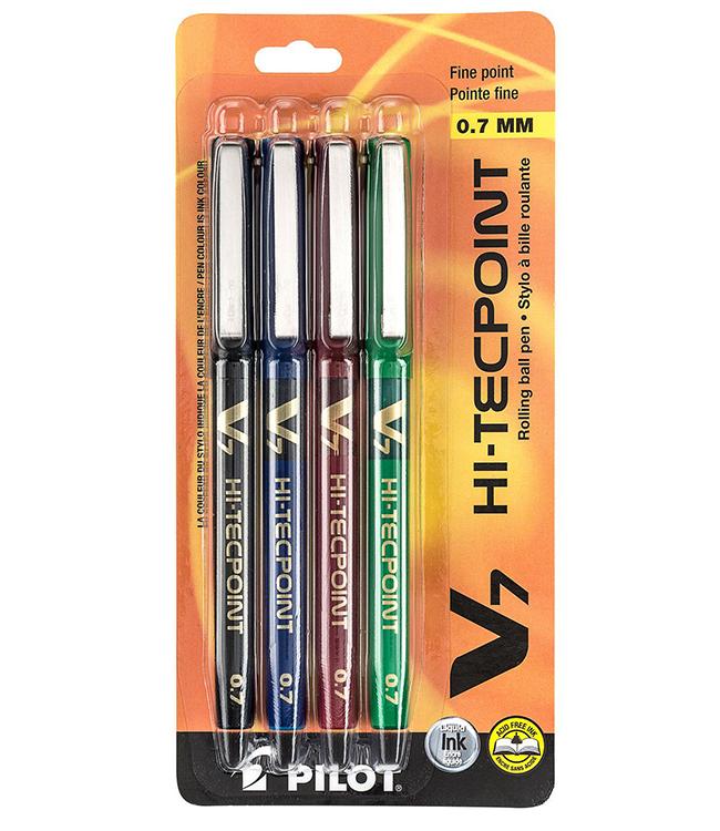 PEN HI-TECHPOINT V7 4PK