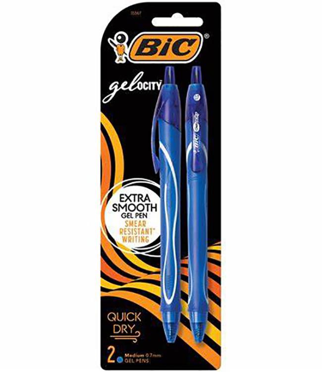 PEN GELOCITY BLUE 2/PK