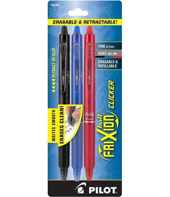 PEN FRIXION .5MM 3PK REG