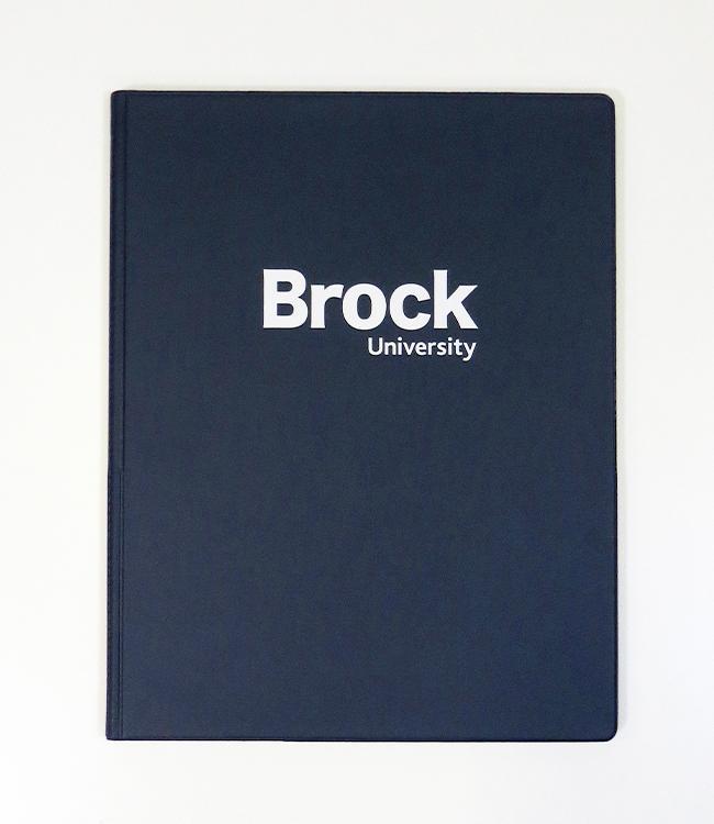 PAD HOLDER BROCK NAVY WIT