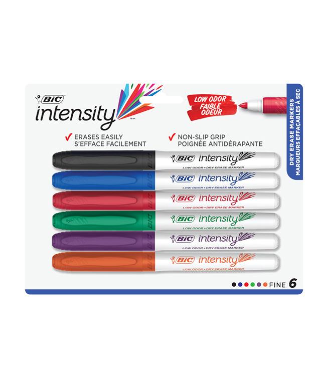 MARKER DRY ERASE FINE 6PK